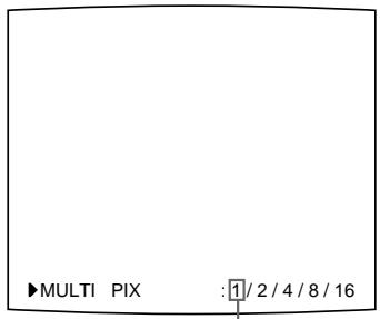 SONY UP-51MDP - Festlegen der Anzahl verkleinerter Bilder, die gespeichert werden sollen - 2