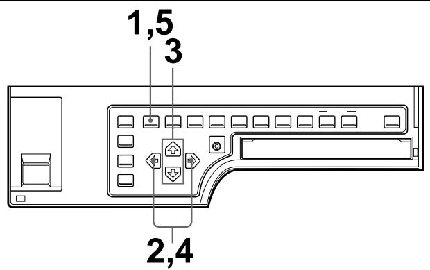 SONY UP-51MDP - Einstellen der Druckmenge im Menu - 1