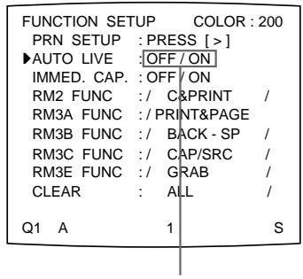 SONY UP-51MDP - Festlegen, wie die Bilder in den Speicher gestellt werden - 14