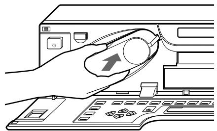 SONY UP-51MDP - Insert the ink ribbon cartridge firmly until it clicks. - 1