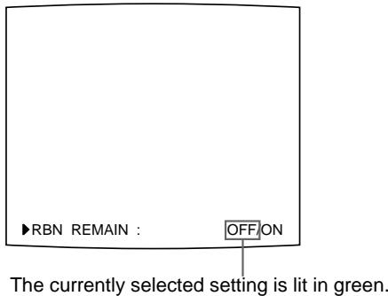 SONY UP-51MDP - Press the RIBBON REMAIN button. - 1