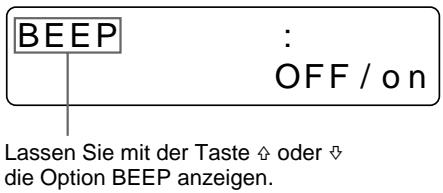 SONY UP-51MDP - Ein-/Ausschalten des Betriebs- und Fehlersignals - 3