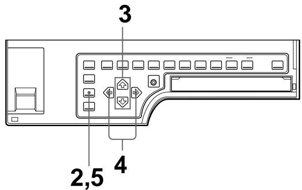 SONY UP-51MDP - Selection du signal d'entrée sur le menu - 2