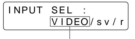 SONY UP-51MDP - Selecting the input signal on the menu - 6