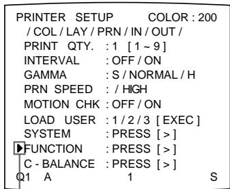 SONY UP-51MDP - Sélection de la fonction de la touche CLEAR - 4