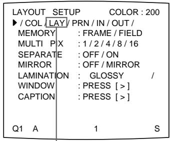 SONY UP-51MDP - Pour sélectionner le mode de mémoire sur le menu - 2