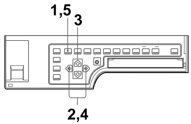 SONY UP-51MDP - To select the type of reduced images to be captured in the memory using the menu - 1