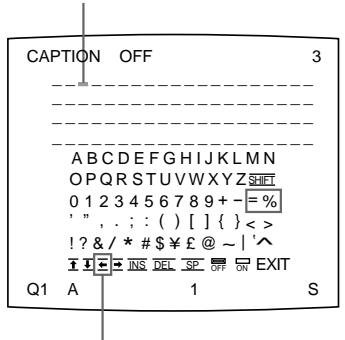 SONY UP-51MDP - To move the cursor - 1