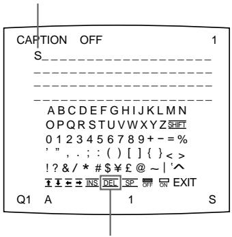 SONY UP-51MDP - Wenn Sie im Beispiel oben ein falsches Zeichen eingegeben haben - 1