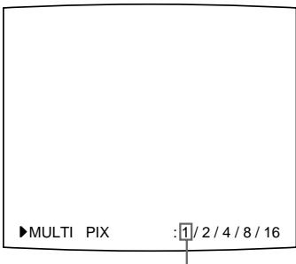 SONY UP-51MDP - Pour sélectionner le type d'images réduites souhaité à enregistrer dans la mémoire via la touche MULTI PICTURE - 2