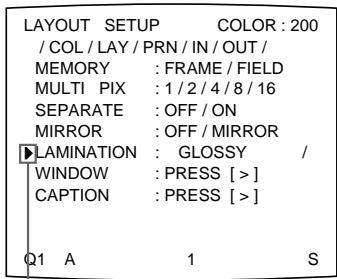 SONY UP-51MDP - Auswahlen des Beschichtungstyps - 4