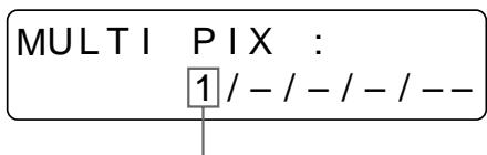 SONY UP-51MDP - Pour sélectionner le type d'images réduites souhaité à enregistrer dans la mémoire via la touche MULTI PICTURE - 3