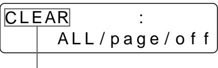 SONY UP-51MDP - Sélectionnez CLEAR en appuyant sur la touche ou  . - 2