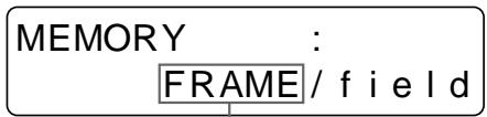 SONY UP-51MDP - To select the memory mode using the MEMORY FRM/FLD button - 3