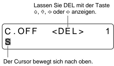 SONY UP-51MDP - Wenn Sie im Beispiel oben ein falsches Zeichen eingegeben haben - 2