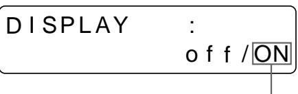 SONY UP-51MDP - Press the DISPLAY button. - 2