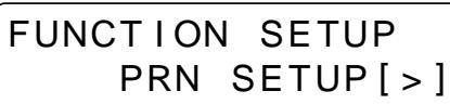 SONY UP-51MDP - Appuyez sur la touche  Le menu FUNCTION SETUP apparait. - 2