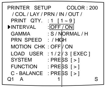SONY UP-51MDP - Festlegen, wie die Bilder in den Speicher gestellt werden - 6