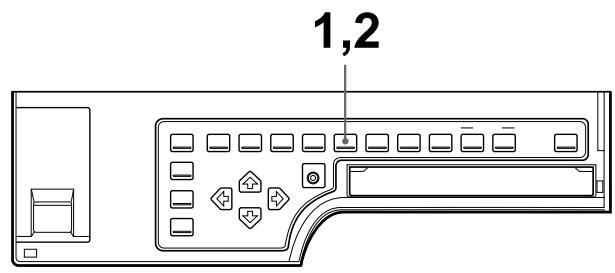 SONY UP-51MDP - Anzeigen des Farbbandtypus und des restlichen Farbbandes - 1
