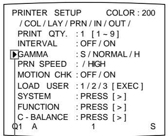 SONY UP-51MDU - Einstellen des Farbtons der Ausdrucke - 4