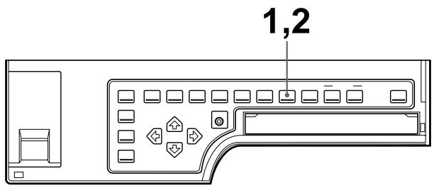SONY UP-51MDU - So wahlen Sie den Speichermodus mit der Taste MEMORY FRM/FLD aus - 1