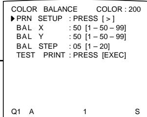 SONY UP-51MDU - Organigramme de l'écran de menu - 10