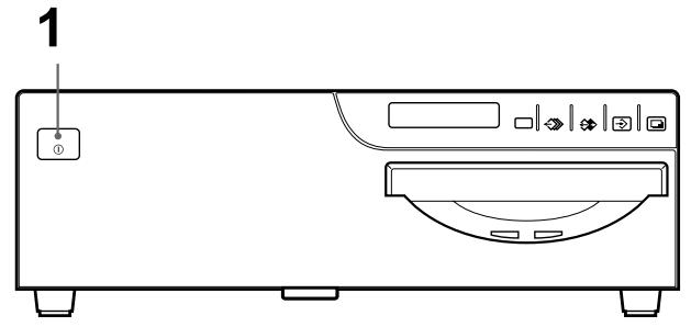 SONY UP-51MDU - Auswahlen des Eingangssignals mit der Taste INPUT SELECT - 1
