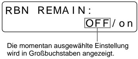 SONY UP-51MDU - Drücken Sie die Taste RIBBON REMAIN. - 2