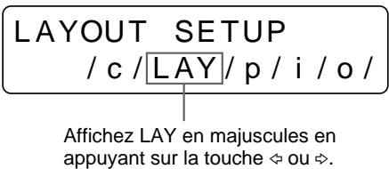 SONY UP-51MDU - Sélection du mode de laminage - 3