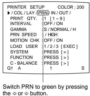 SONY UP-51MDU - Setting the Function of the CLEAR Button - 2