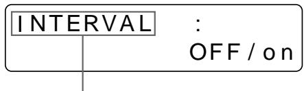 SONY UP-51MDU - Select INTERVAL by pressing the  or  button. - 2
