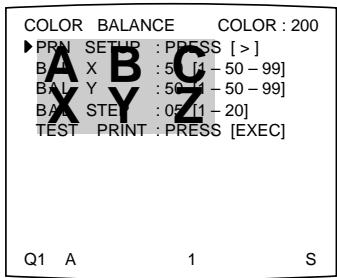 SONY UP-51MDU - To reset the values to defaults (50/50/05) - 2