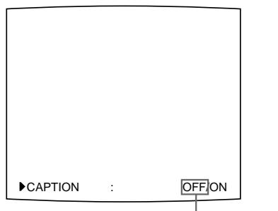 SONY UP-51MDU - Press the CAPTION ON/OFF button. - 1