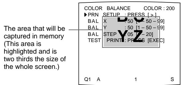 SONY UP-51MDU - Press the  button. - 1