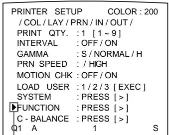 SONY UP-51MDU - Festlegen, wie die Bilder in den Speicher gestellt werden - 7