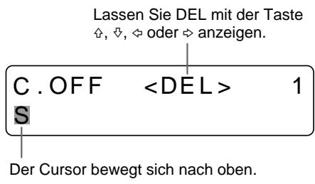 SONY UP-51MDU - Wenn Sie im Beispiel oben ein falsches Zeichen eingegeben haben - 2