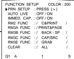 SONY UP-51MDU - Organigramme de l'écran de menu - 9