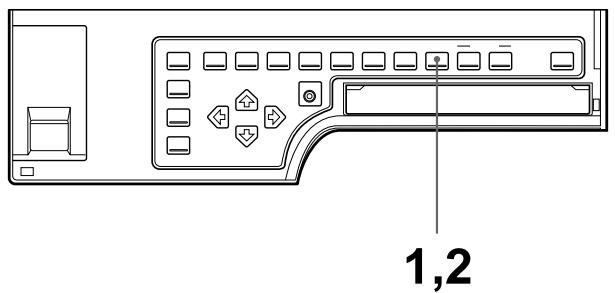 SONY UP-51MDU - So stellen Sie die Funktion MOTION CHECK mit der Taste MOTION CHECK ein - 1