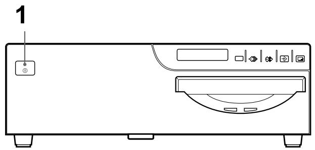 SONY UP-51MDU - Selection du signal d'entrée via la touche INPUT SELECT - 1