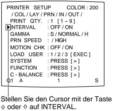 SONY UP-51MDU - Festlegen, wie die Bilder in den Speicher gestellt werden - 3