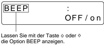 SONY UP-51MDU - Ein-/Ausschalten des Betriebs- und Fehlersignals - 3