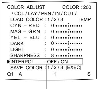 SONY UP-51MDU - INTERPOL. (Interpolation) - 1