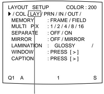 SONY UP-51MDU - Pour sélectionner dans le menu le type d'images réduites à enregistrer dans la mémoire - 2