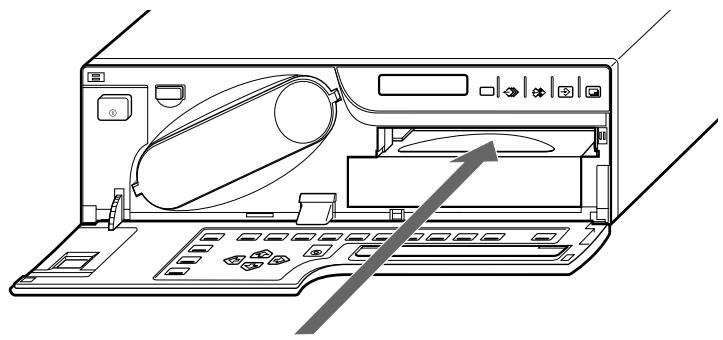 SONY UP-51MDU - To attach the paper cover, paper tray and ink ribbon cartridge - 2