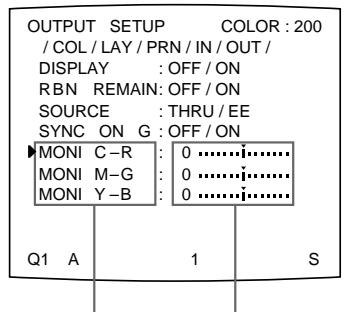 SONY UP-51MDU - Reglez le moniteur en comparant le tirage avec l'image sur le moniteur. - 1