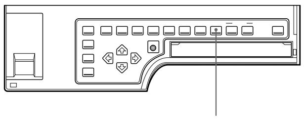 SONY UP-51MDU - Pour régler la fonction MOTION CHECK à l'aide de la touche MOTION CHECK - 1