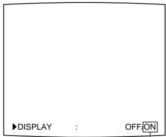 SONY UP-51MDU - Press the DISPLAY button. - 1