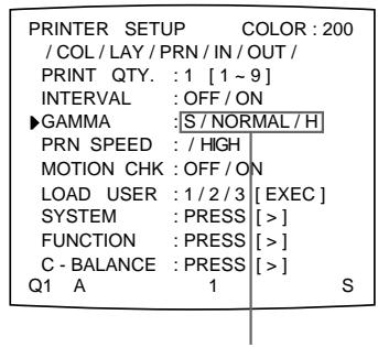 SONY UP-51MDU - Einstellen des Farbtons der Ausdrucke - 6