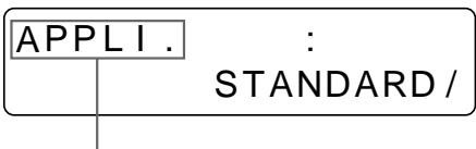 SONY UP-51MDU - Wahlen Sie mit der Taste oder die Option APPLI. aus. - 2