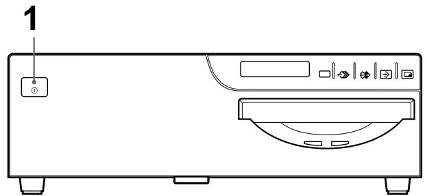 SONY UP-51MDU - Selection du signal d'entrée sur le menu - 1